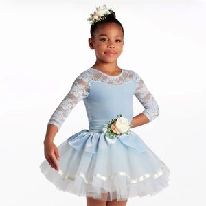 Weissman Light Blue Childs Ballet Costume